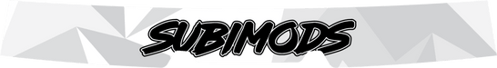 Subimods Official 2025 Series "Snow Camo" Window Banner 2022-2026 WRX w/ Eyesight - SM-2323 - Subimods.com