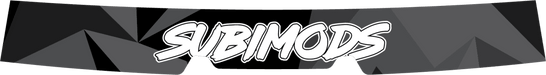 Subimods Official 2025 Series "Stealth Camo" Window Banner 2022-2026 WRX w/ Eyesight - SM-2322 - Subimods.com