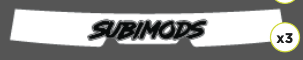 Subimods Official 2025 Series White Window Banner 2022-2026 WRX w/ Eyesight - SM-2317 - Subimods.com