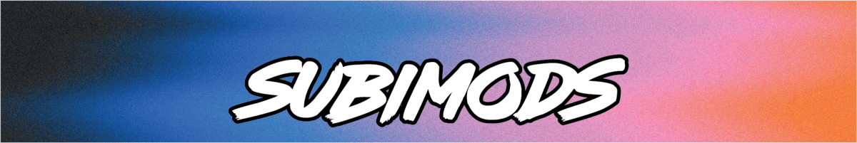 Subimods Official 2026 Series "Afterglow" Universal Window Banner - SM-2301 - Subimods.com