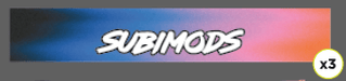 Subimods Official 2026 Series "Afterglow" Universal Window Banner - SM-2301 - Subimods.com