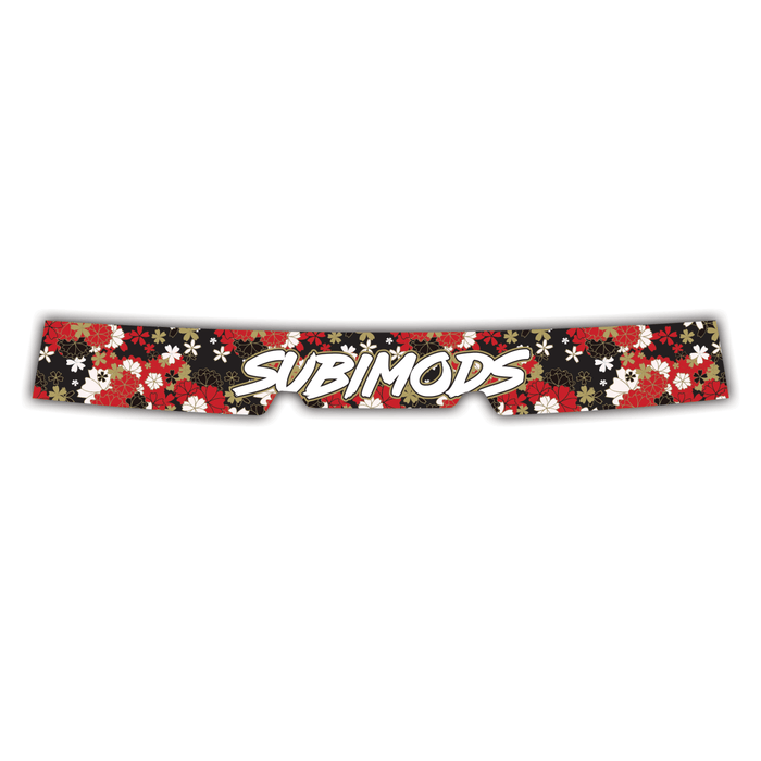 Subimods Official 2026 Series "Floral" Window Banner 2022-2026 WRX w/ Eyesight - SM-2314 - Subimods.com