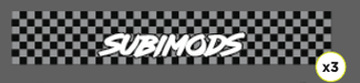 Subimods Official 2026 Series "Gridline" Universal Window Banner - SM-2300 - Subimods.com