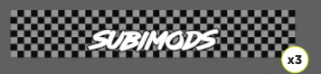 Subimods Official 2026 Series "Gridline" Universal Window Banner - SM-2300 - Subimods.com