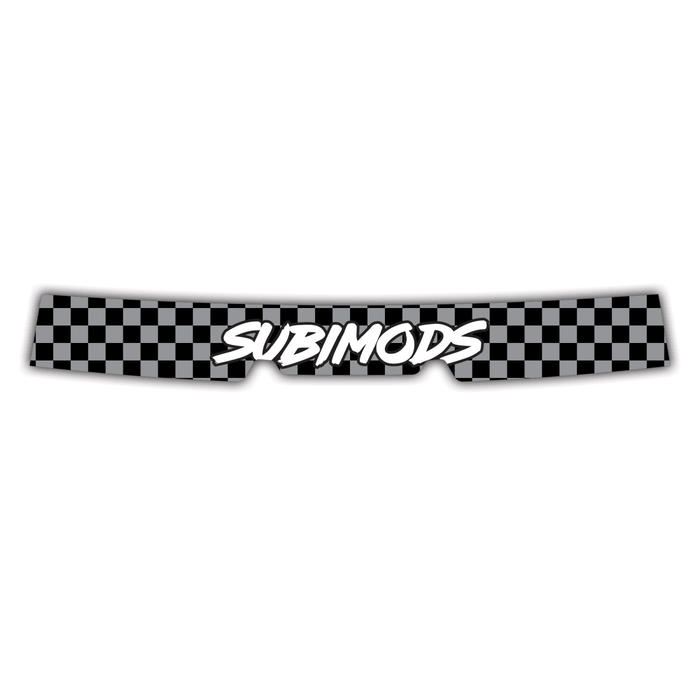 Subimods Official 2026 Series "Gridline" Window Banner 2022-2026 WRX w/ Eyesight - SM-2308 - Subimods.com