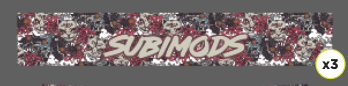 Subimods Official 2026 Series "Heritage" Universal Window Banner - SM-2307 - Subimods.com