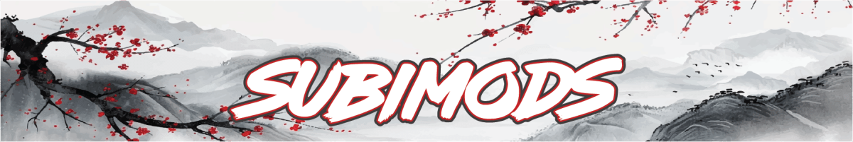 Subimods Official 2026 Series "Shinzan" Universal Window Banner - SM-2305 - Subimods.com
