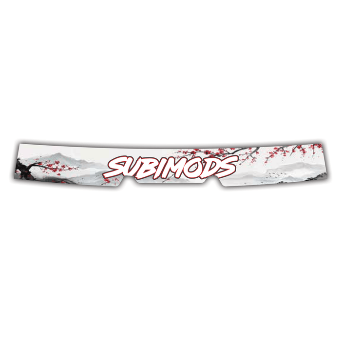 Subimods Official 2026 Series "Shinzan" Window Banner 2022-2026 WRX w/ Eyesight - SM-2313 - Subimods.com