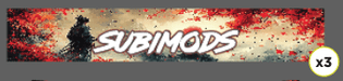 Subimods Official 2026 Series "Shogun" Universal Window Banner - SM-2302 - Subimods.com