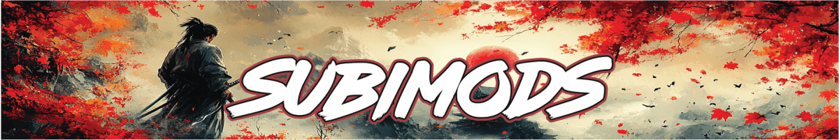 Subimods Official 2026 Series "Shogun" Universal Window Banner - SM-2302 - Subimods.com
