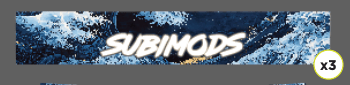 Subimods Official 2026 Series "Tsunami" Universal Window Banner - SM-2303 - Subimods.com