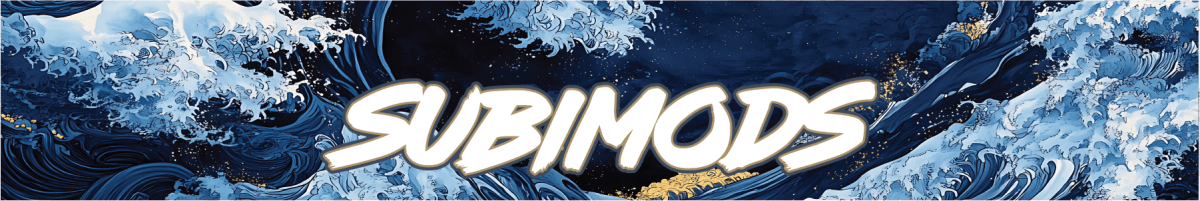 Subimods Official 2026 Series "Tsunami" Universal Window Banner - SM-2303 - Subimods.com