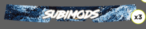 Subimods Official 2026 Series "Tsunami" Window Banner 2022-2026 WRX w/ Eyesight - SM-2311 - Subimods.com