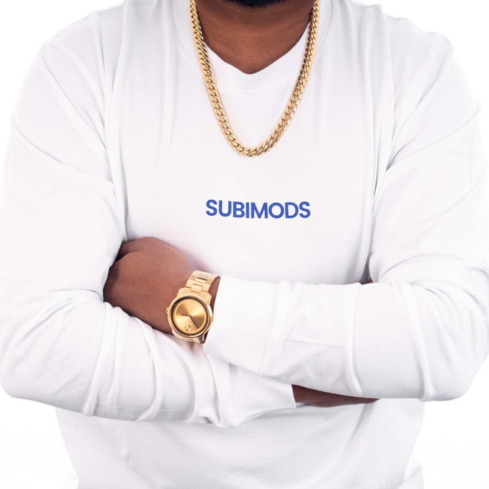 Subimods Official "Advance Type 1" Long Sleeve Shirt White - SM-3041-S - Subimods.com