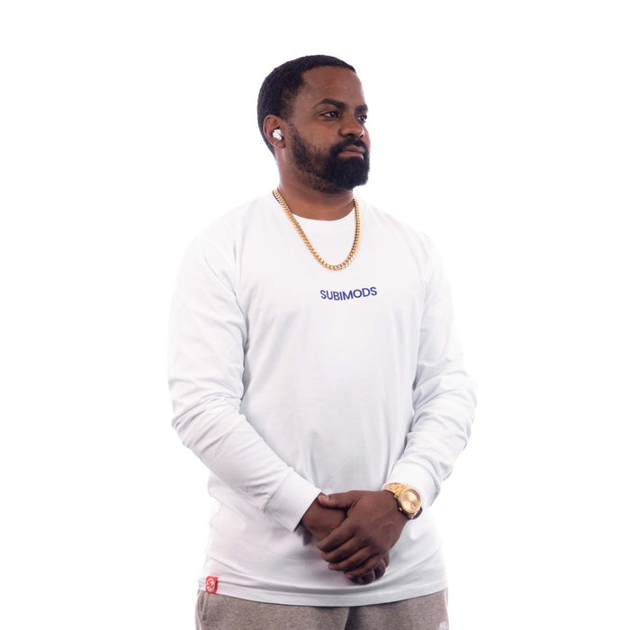 Subimods Official "Advance Type 1" Long Sleeve Shirt White - SM-3041-S - Subimods.com