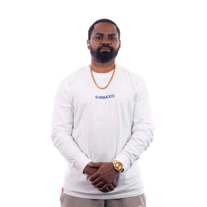 Subimods Official "Advance Type 1" Long Sleeve Shirt White - SM-3041-S - Subimods.com