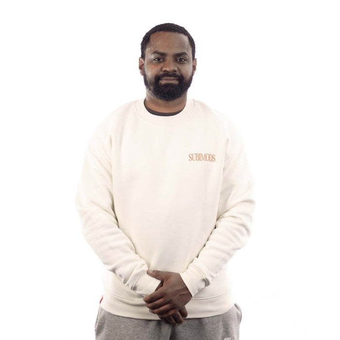 Subimods Official "Advance Type 3" Crew Neck Ecru - SM-3037-S - Subimods.com