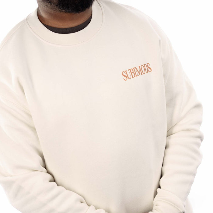 Subimods Official "Advance Type 3" Crew Neck Ecru - SM-3037-S - Subimods.com
