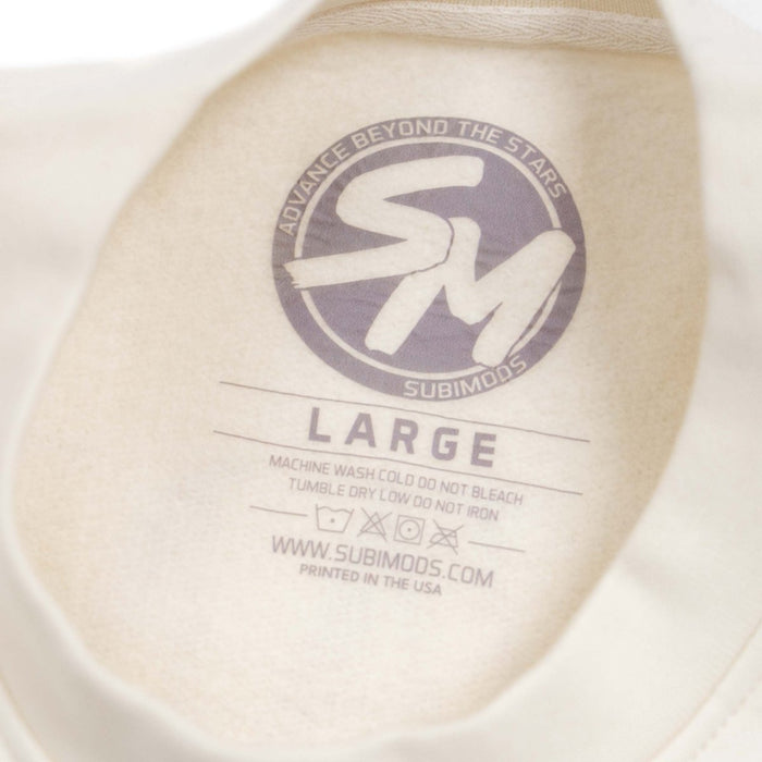 Subimods Official "Advance Type 3" Crew Neck Ecru - SM-3037-S - Subimods.com
