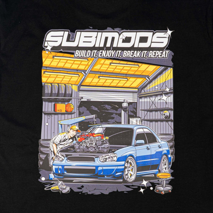 Subimods Official "BEBR" Short Sleeve Shirt Black - SM-2284-S - Subimods.com