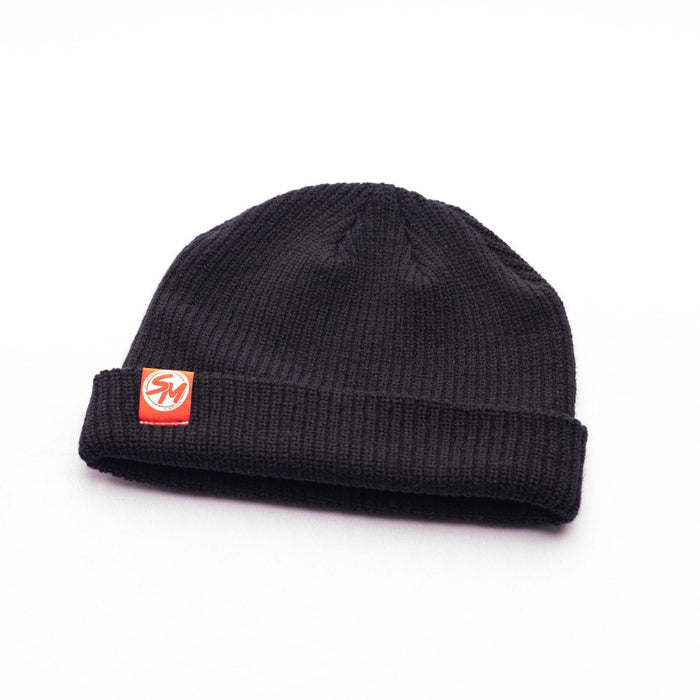 Subimods Official Cable Beanie w/ "Woven" Logo Black - SM-3004 - Subimods.com