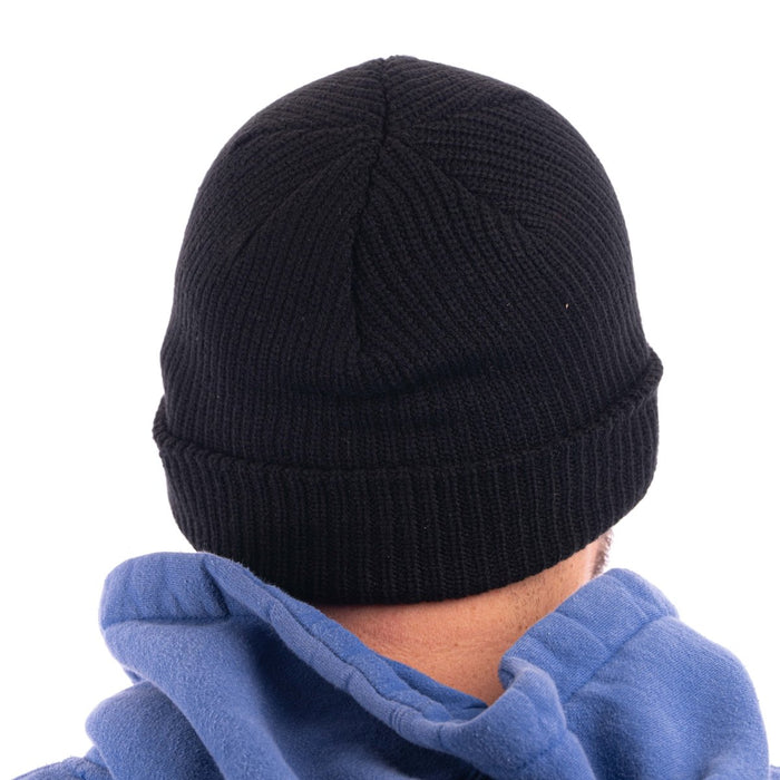 Subimods Official Cable Beanie w/ "Woven" Logo Black - SM-3004 - Subimods.com