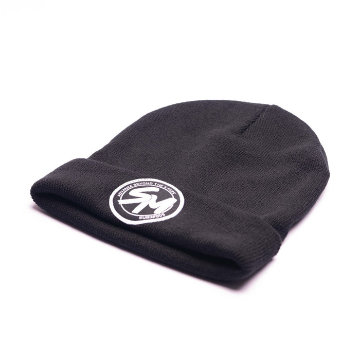 Subimods Official Cuff Beanie w/ "Circle Tune" Logo Black - SM-3022 - Subimods.com