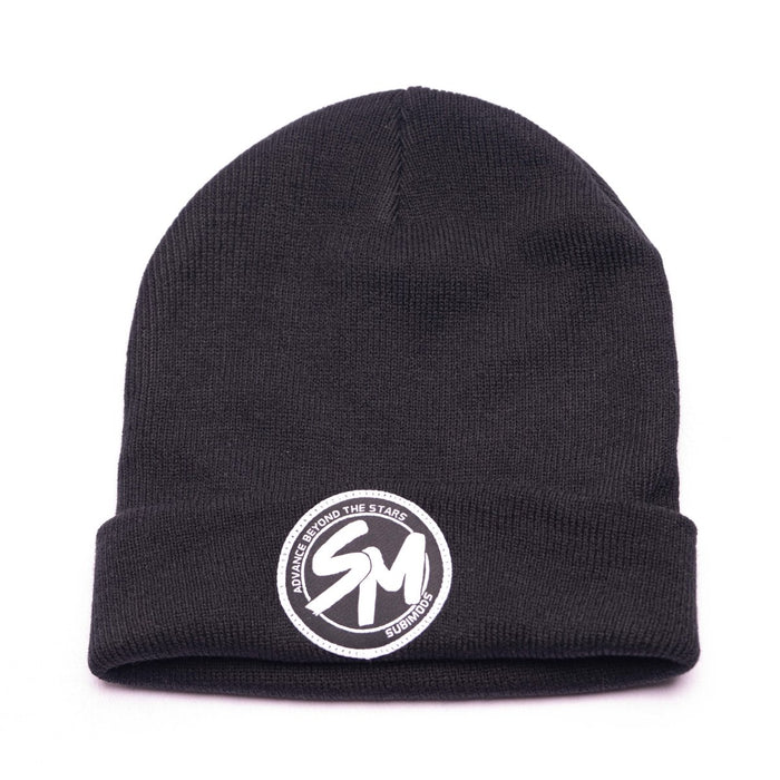 Subimods Official Cuff Beanie w/ "Circle Tune" Logo Black - SM-3022 - Subimods.com