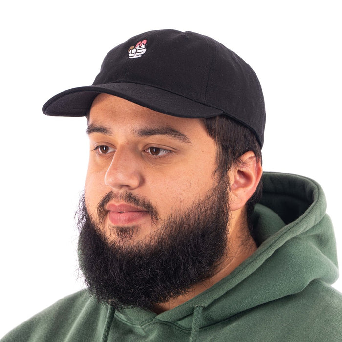 Subimods Official Dad Cap Black w/ "Ice Cream" Style Logo - SM-3007 - Subimods.com