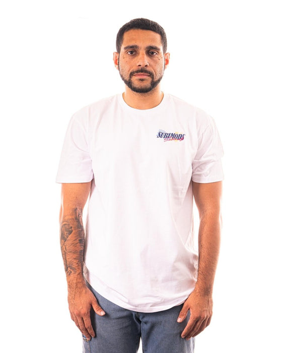 Subimods Official "Days of Rumble" Short Sleeve Shirt White - SM - 2281 - S - Subimods.com