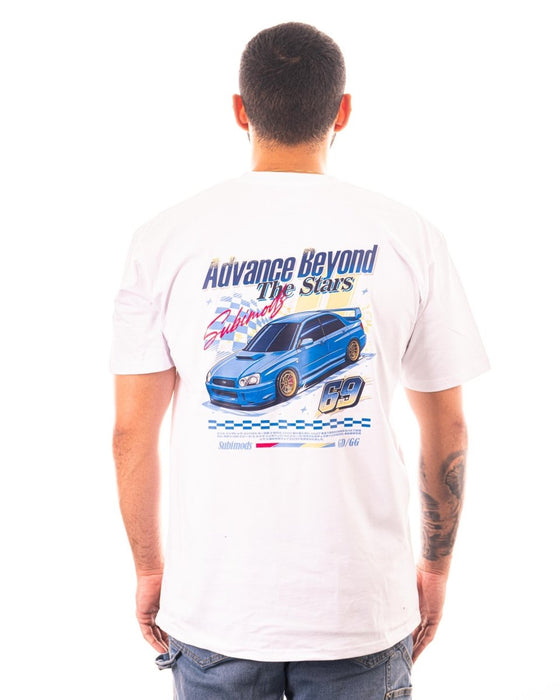 Subimods Official "Days of Rumble" Short Sleeve Shirt White - SM - 2281 - S - Subimods.com