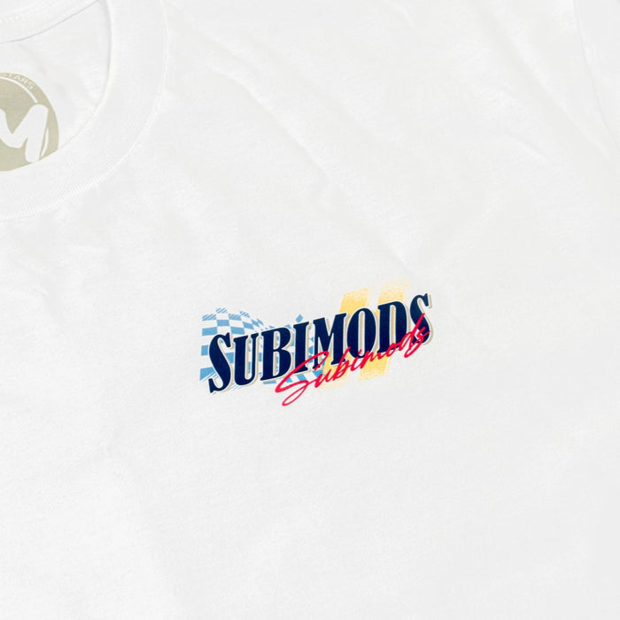 Subimods Official "Days of Rumble" Short Sleeve Shirt White - SM - 2281 - S - Subimods.com