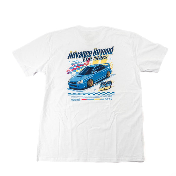 Subimods Official "Days of Rumble" Short Sleeve Shirt White - SM - 2281 - S - Subimods.com