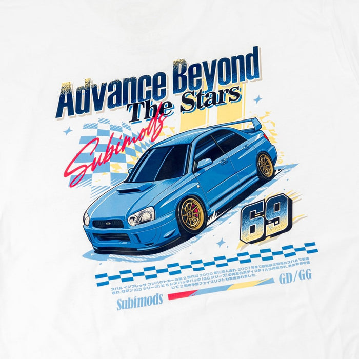 Subimods Official "Days of Rumble" Short Sleeve Shirt White - SM - 2281 - S - Subimods.com