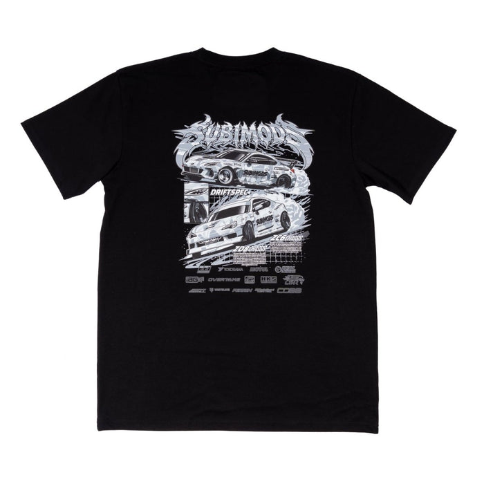 Subimods Official "Driftspec" Short Sleeve Shirt Black - SM-3109-S - Subimods.com