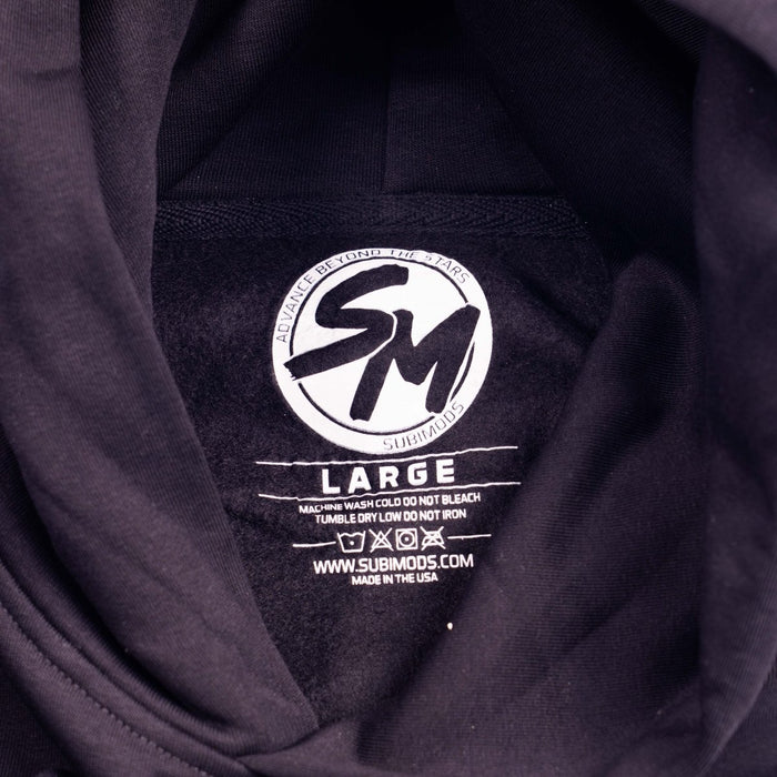 Subimods Official EJ Engine Hooded Sweatshirt Black - SM-2294-S - Subimods.com