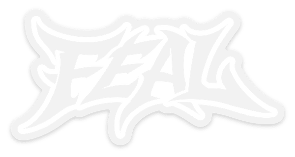 Subimods Official FEAL Race Team Clear Sticker "Mono" - SM-3069 - Subimods.com
