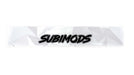 Subimods Official Full Size White Camo Window Banner - SM - 2187 - Subimods.com
