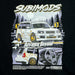 Subimods Official "Golden Skids" Short Sleeve Shirt Black - SM-2299-S - Subimods.com