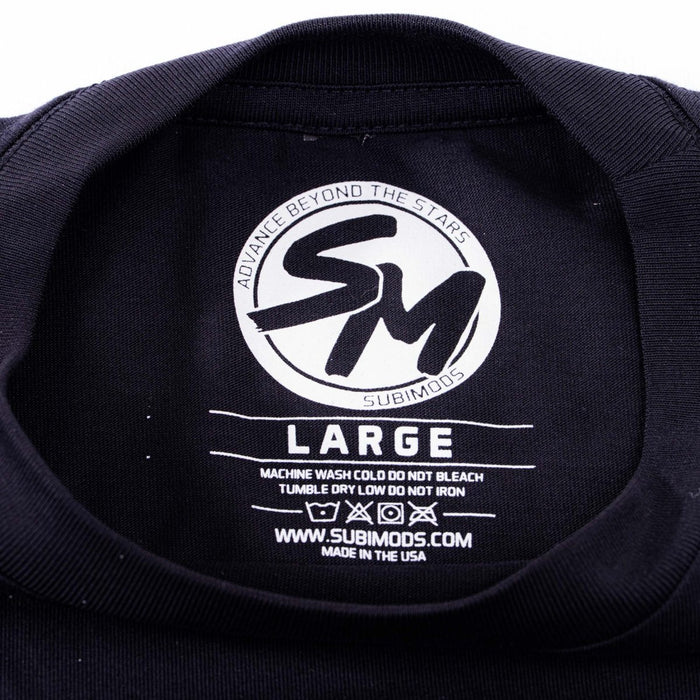 Subimods Official "Golden Skids" Short Sleeve Shirt Black - SM-2299-S - Subimods.com