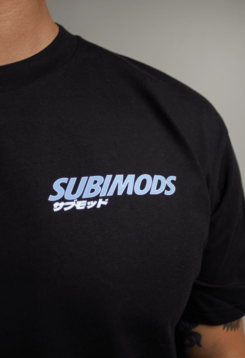 Subimods Official "GR Sedan" Short Sleeve Shirt Black - SM-3111-S - Subimods.com