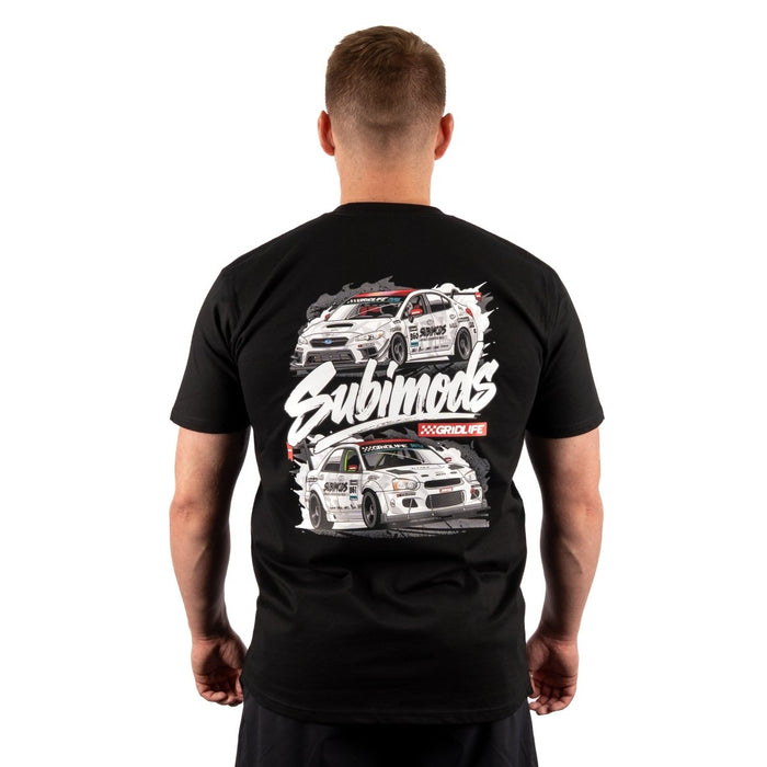 Subimods Official "Gridlife 2026" Short Sleeve Shirt Black - SM-3104-S - Subimods.com