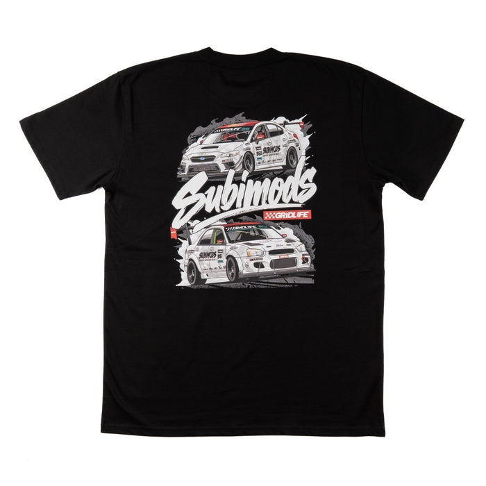 Subimods Official "Gridlife 2026" Short Sleeve Shirt Black - SM-3104-S - Subimods.com