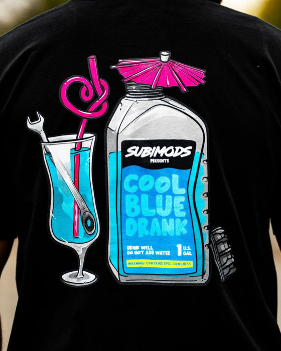 Subimods Official Guilty Pleasures Series "Cool Blue Drink" Hooded Sweatshirt Black - SM - 2071 - S - Subimods.com