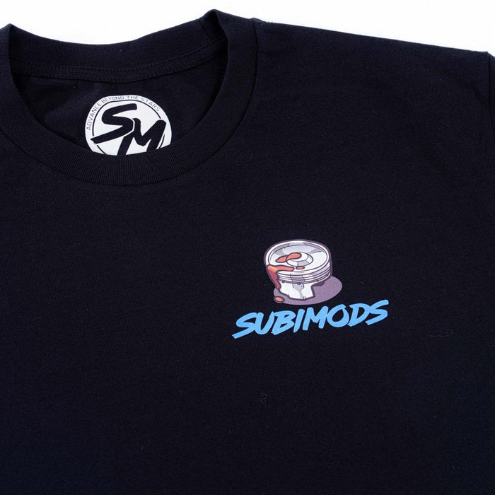 Subimods Official Guilty Pleasures Series "Motor Sauce" Short Sleeve Shirt Black - SM - 2070 - S - Subimods.com