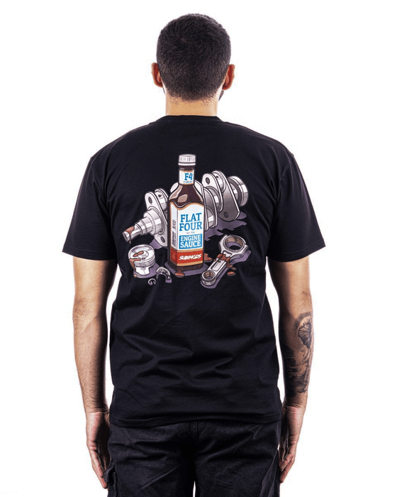 Subimods Official Guilty Pleasures Series "Motor Sauce" Short Sleeve Shirt Black - SM - 2070 - S - Subimods.com