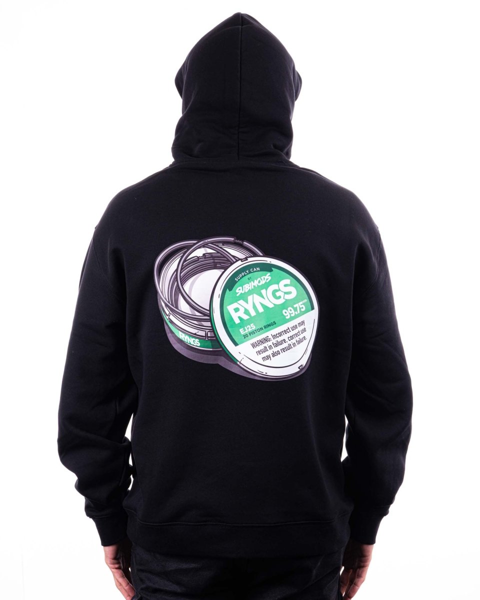 Subimods Guilty Pleasures RYNGS Hoodie Black for Subaru WRX