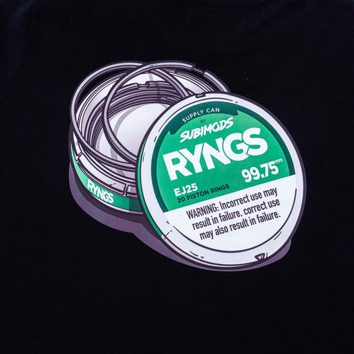 Subimods Official Guilty Pleasures Series "RYNGS" Short Sleeve Shirt Black - SM - 2176 - S - Subimods.com