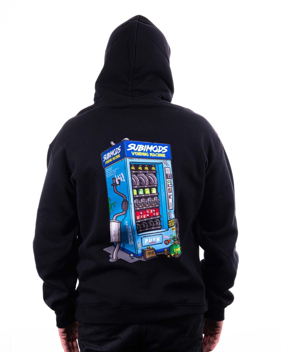 Subimods Vending Machine Hoodie Black for Subaru WRX STI