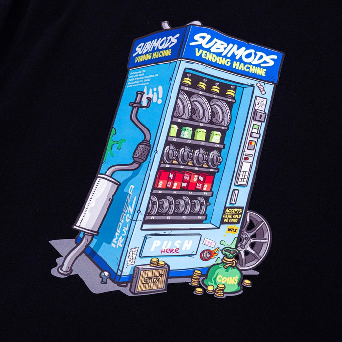 Subimods Official Guilty Pleasures Series "Vending Machine" Hooded Sweatshirt Black - SM - 2182 - S - Subimods.com